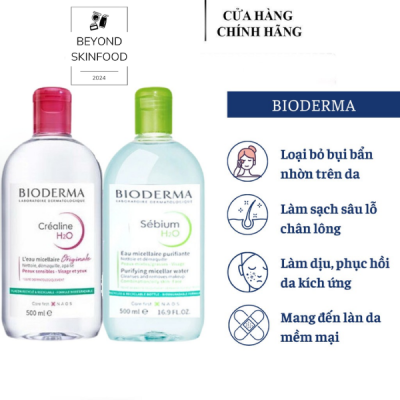Nước tẩy trang Bioderma làm sạch sâu, dịu nhẹ loại bỏ bụi bẩn, dầu bã nhờn dành cho mọi loại da