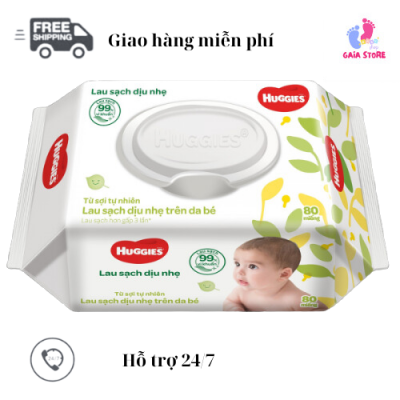 Khăn ướt huggies 80 miếng