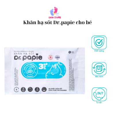 Khăn hạ sốt dr papie
