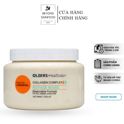 KEM Ủ TÓC PHỤC HỒI SIÊU MƯỢT OLEXRS HAIR SALON COLLAGEN COMPLEX