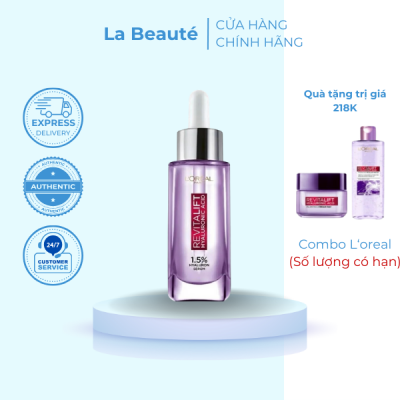 Tinh Chất Dưỡng Ẩm Giúp Da Căng Mướt L'oréal Revitalift 1.5%  Hyaluronic Acid Serum