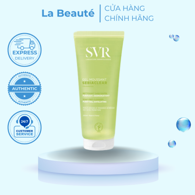 Gel Rửa Mặt SVR Không Chứa Xà Phòng Cho Da Dầu 200ml Sebiaclear Gel Moussant